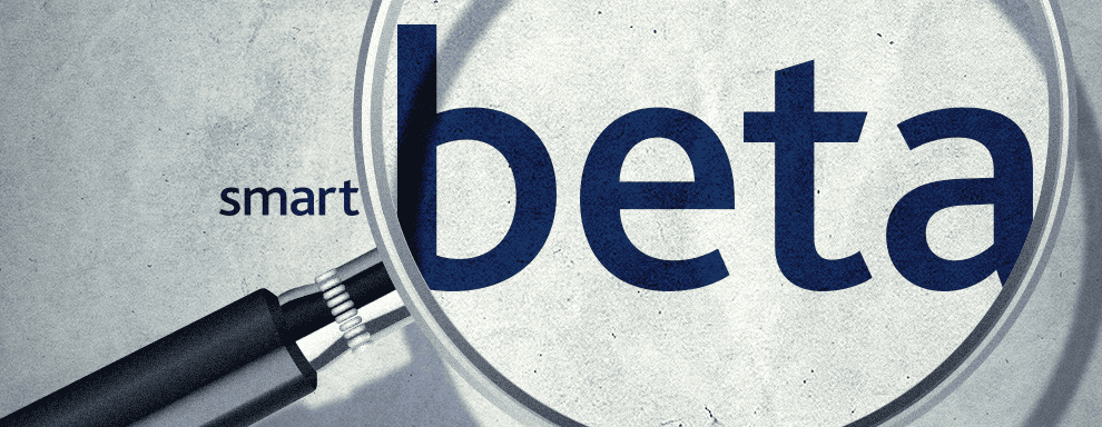 Quantilia logo with magnifying glass highlighting "beta".