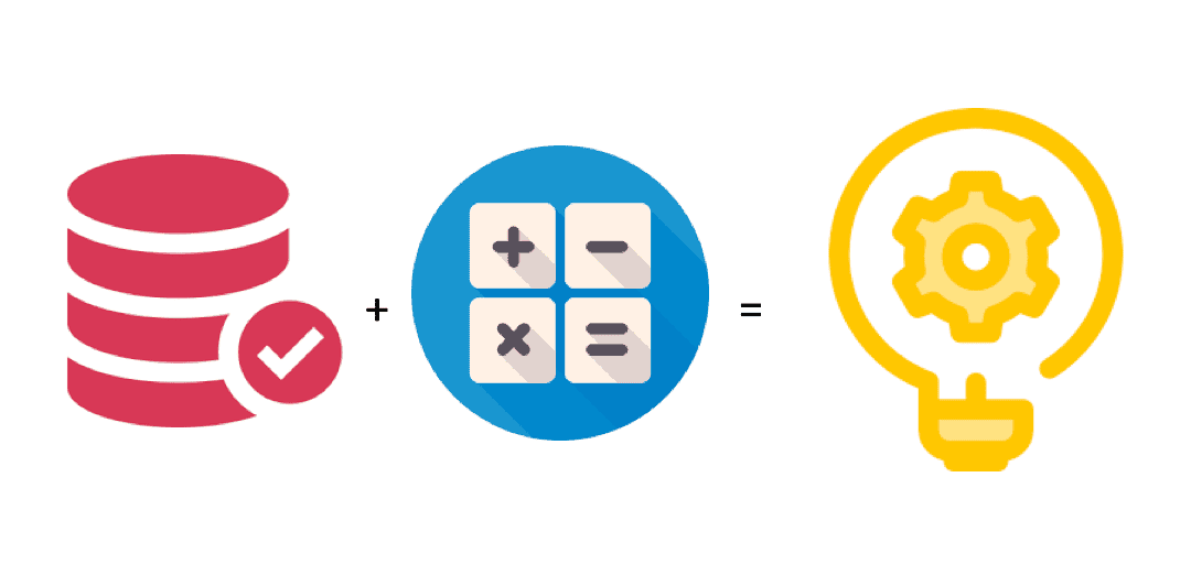 Data analysis and optimization icons representing insights and improvements.