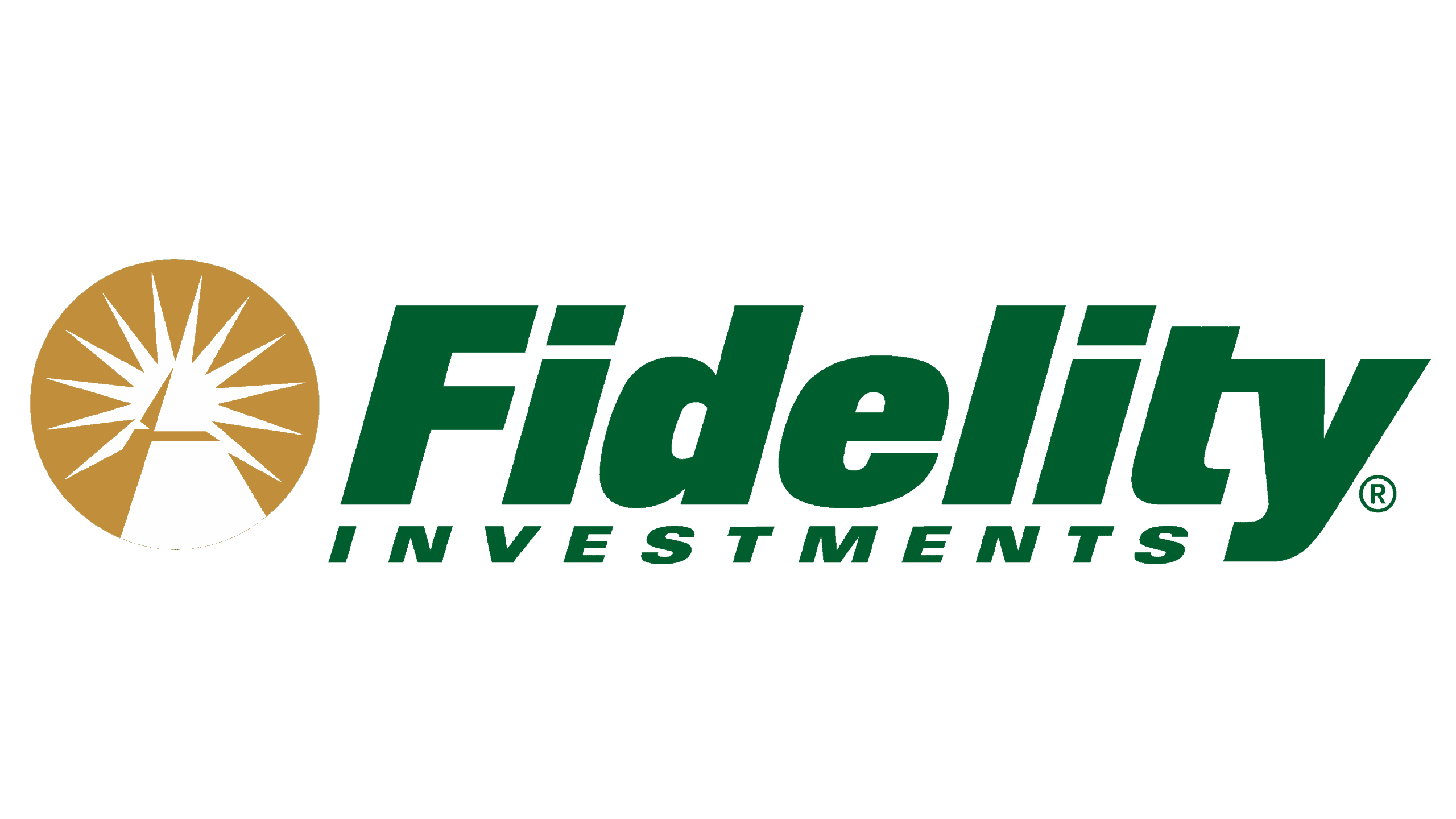 Fidelity Investments logo with lighthouse symbol and green text.